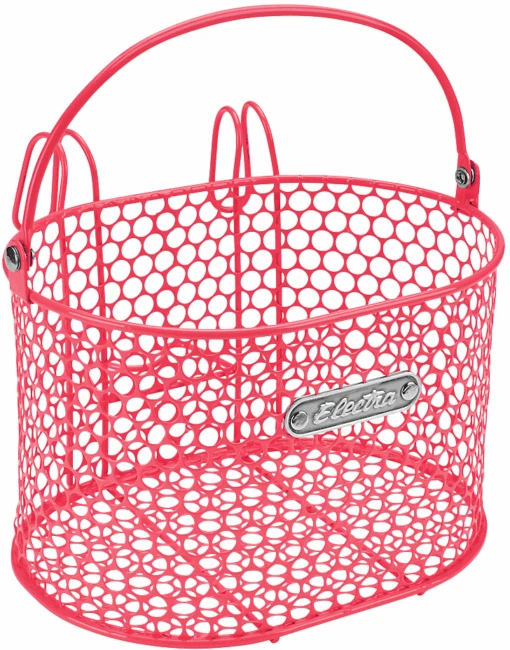 Electra Honeycomb Small Hook-Mounted Handlebar Basket -Bike Gear World electra honeycomb small hook mounted handlebar basket 383344 14