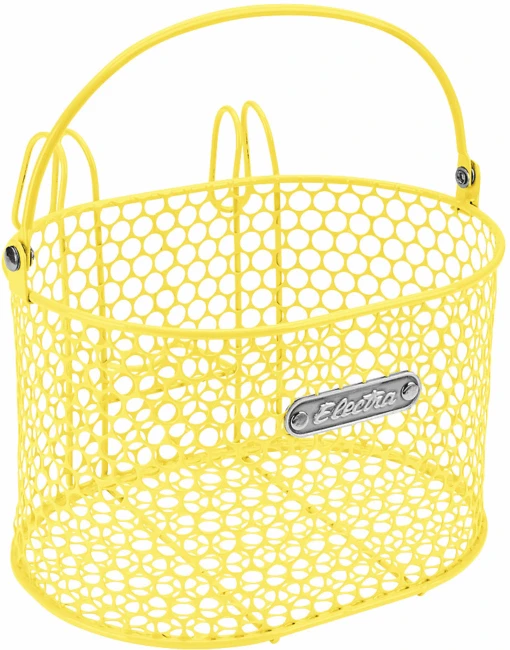 Electra Honeycomb Small Hook-Mounted Handlebar Basket -Bike Gear World electra honeycomb small hook mounted handlebar basket 383344 15
