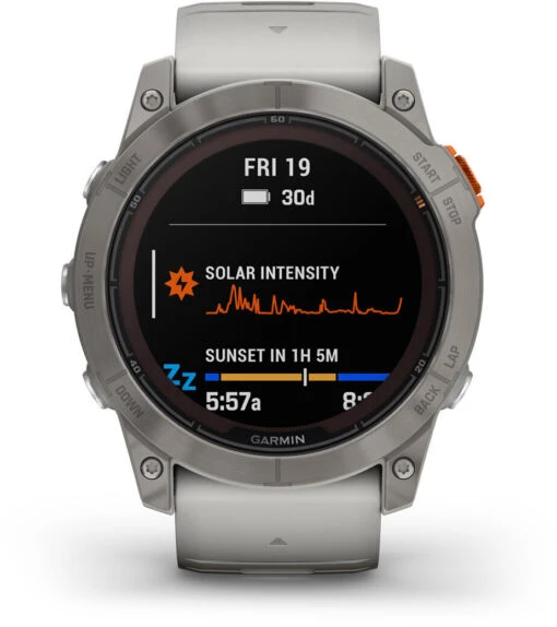 Garmin Fenix 7X Pro—Sapphire Solar Edition -Bike Gear World garmin fenix 7x prosapphire solar edition 589506 12
