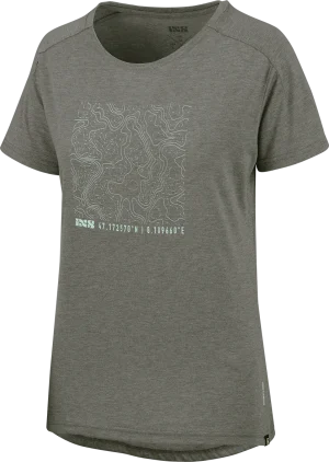 IXS Flow Womens Tech Tee Contour