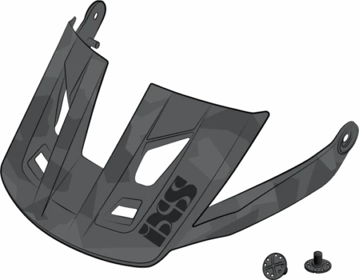 IXS Trigger AM Visor + Pins -Bike Gear World ixs trigger am visor pins 405501 1