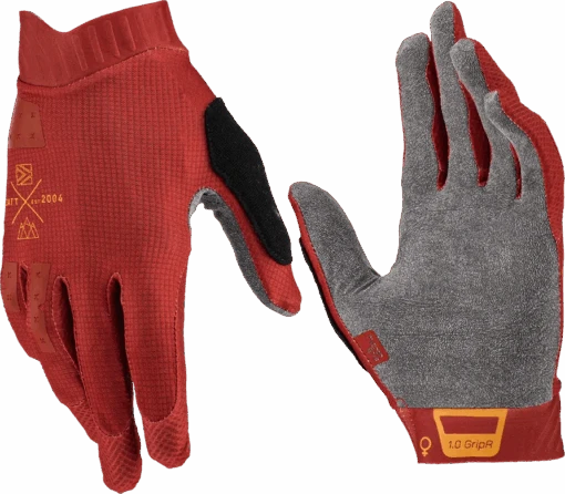 Leatt MTB 1.0 GripR Women's Full Finger Gloves -Bike Gear World leatt mtb 1.0 gripr womens full finger gloves 530614 12