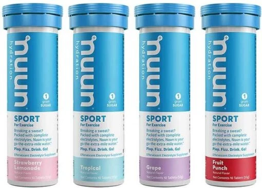 Nuun Sport (Mixed 4-Pack) -Bike Gear World nuun sport 416030 1 110 10