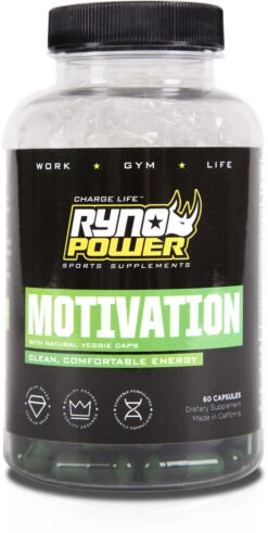 Ryno Power Motivation Pre-Workout Focus Capsules