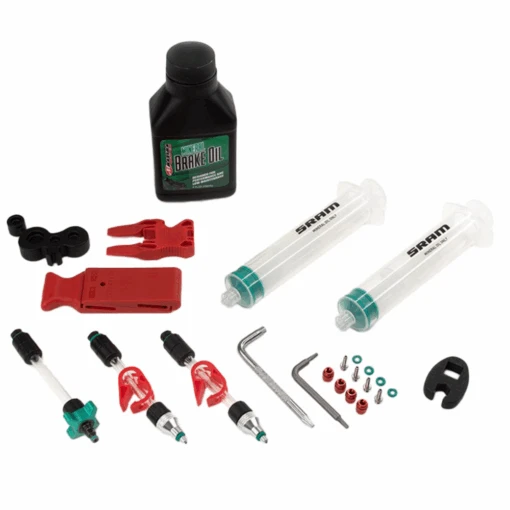 SRAM Standard Mineral Oil V2 Bleed Syringe Hose Kit With Oi -Bike Gear World sram standard mineral oil v2 bleed syringe hose kit with oi mi 746331 1