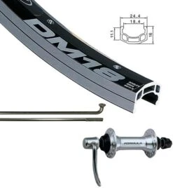 Wheel Shop Alex DM-18/Formula FM-21-QR 700c Front -Bike Gear World the wheel shop touring 700c alex dm 18 formula fm 21 qr front 308335 1 14 4