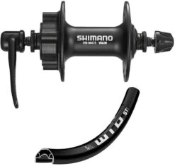 Wheel Shop WTB STi23/Shimano HB-M475/FH-M475 26-inch Front -Bike Gear World wheel shop wtb sti23 shimano hb m475 fh m475 26 inch front 403587 12