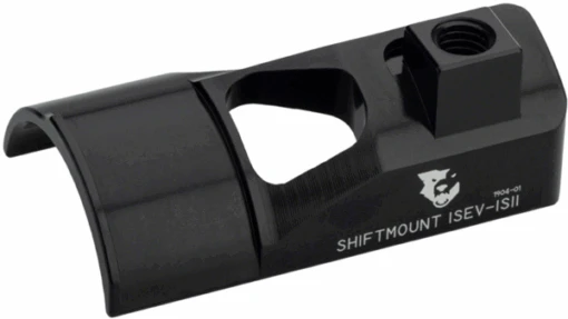 Wolf Tooth ShiftMount I-Spec-EV Shifter To I-Spec-II Brake -Bike Gear World wolf tooth components shiftmount i spec ev shifter to i spec ii brake 404891 1